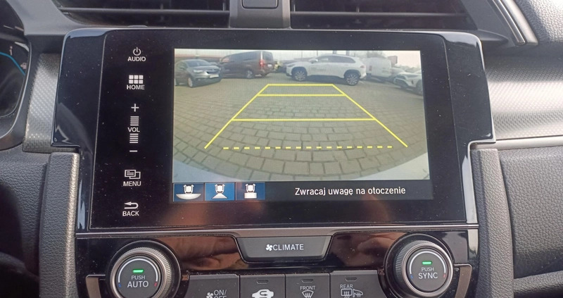 Honda Civic cena 63900 przebieg: 67085, rok produkcji 2017 z Pisz małe 326